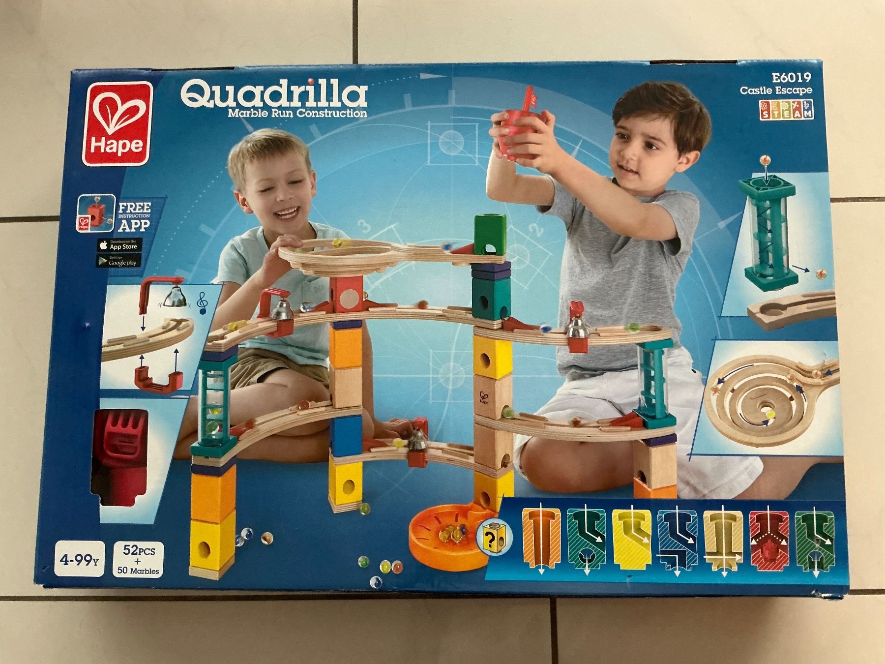 Quadrilla Giocattoli: Neue Kugelbahn Quadrilla – Nuovo e nell'imballaggio originale da Biel-Benken BL venduto da Sahra1