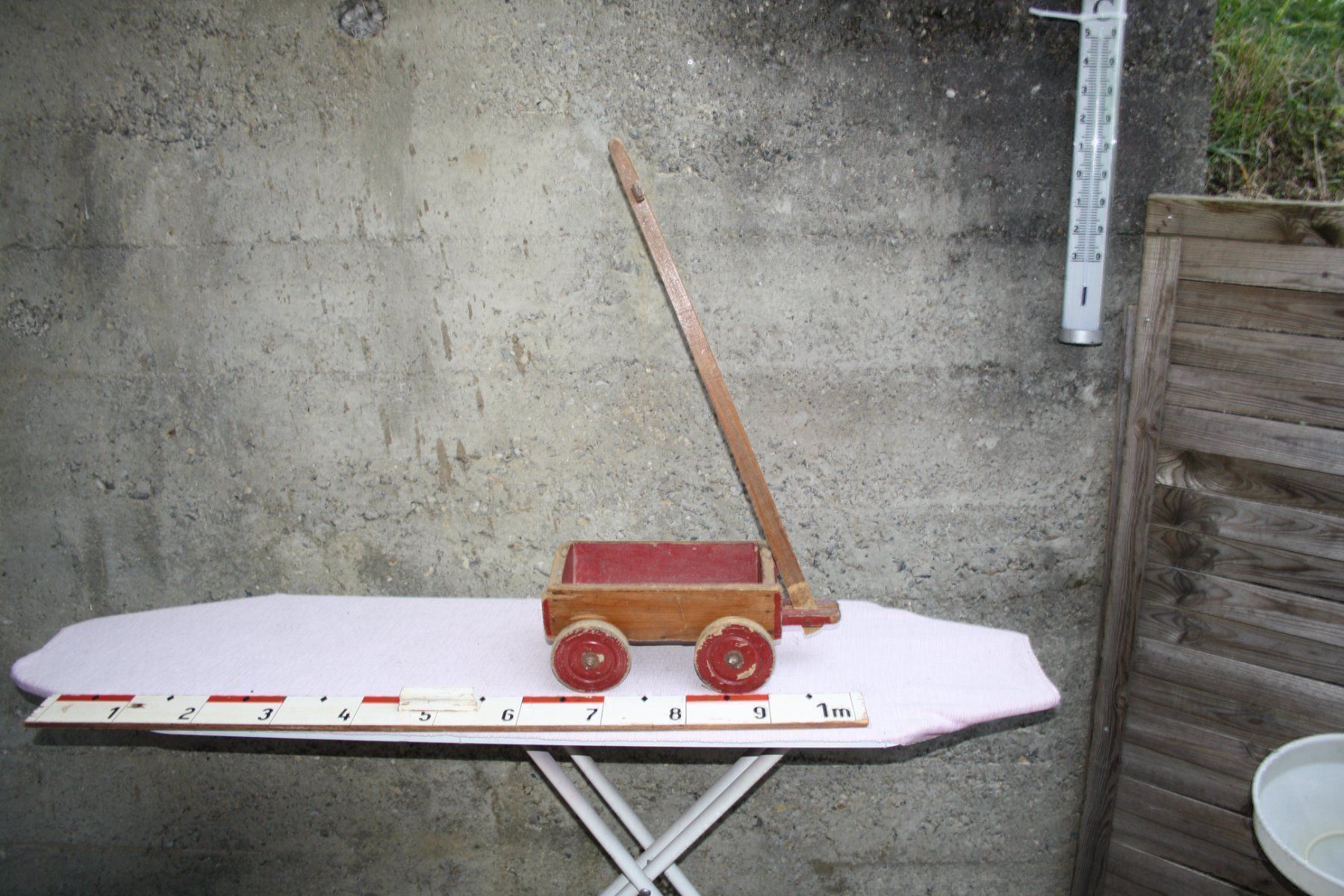 Fahrzeuge für Kinder: VINTAGE HOLZ BOLLERWAGEN – Gebraucht aus Wauwil von Pneuedy 8