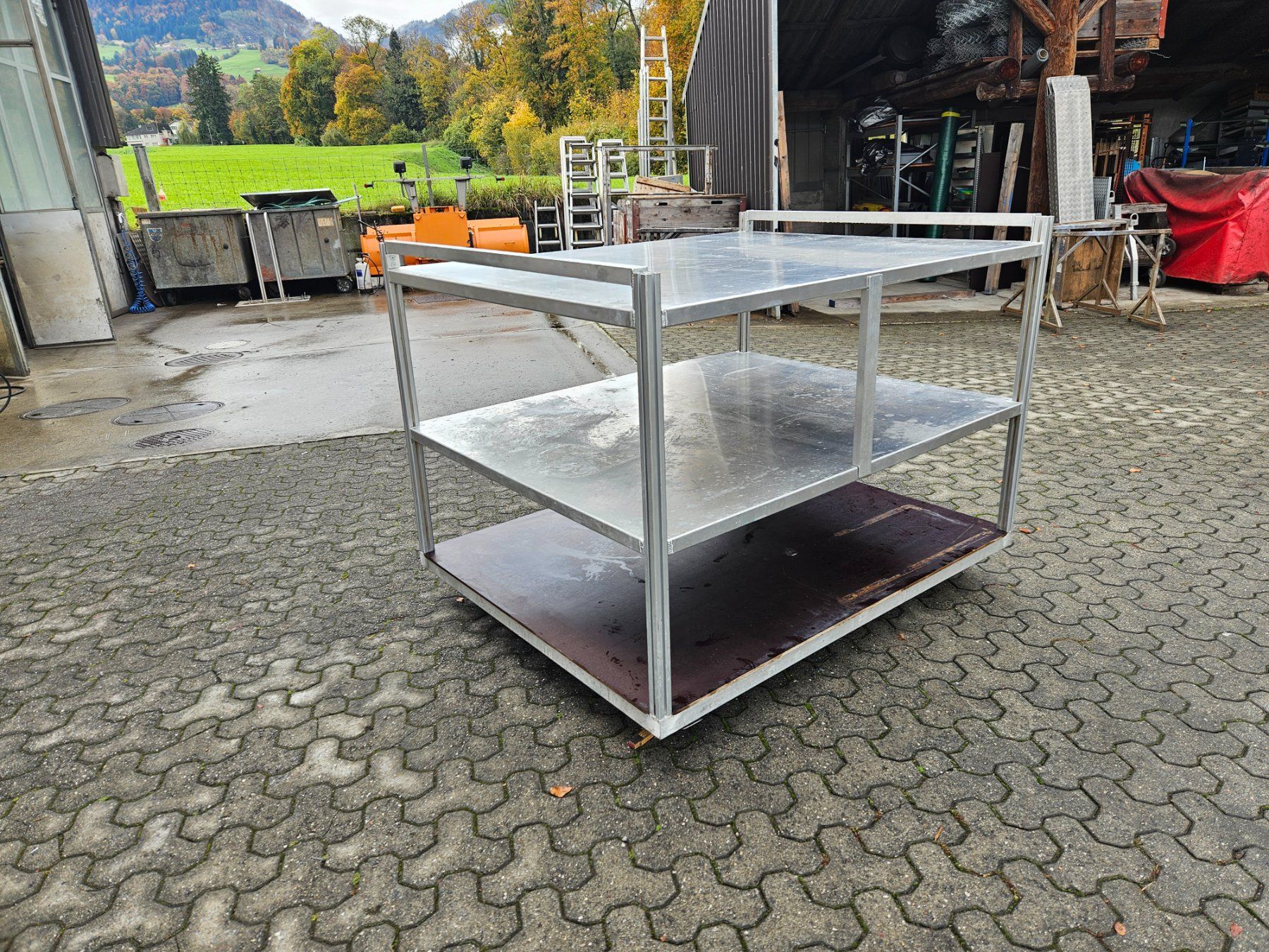 Scaffali: Gestellwagen aus Alu – Usato da Alpnach Dorf venduto da marlis64 1