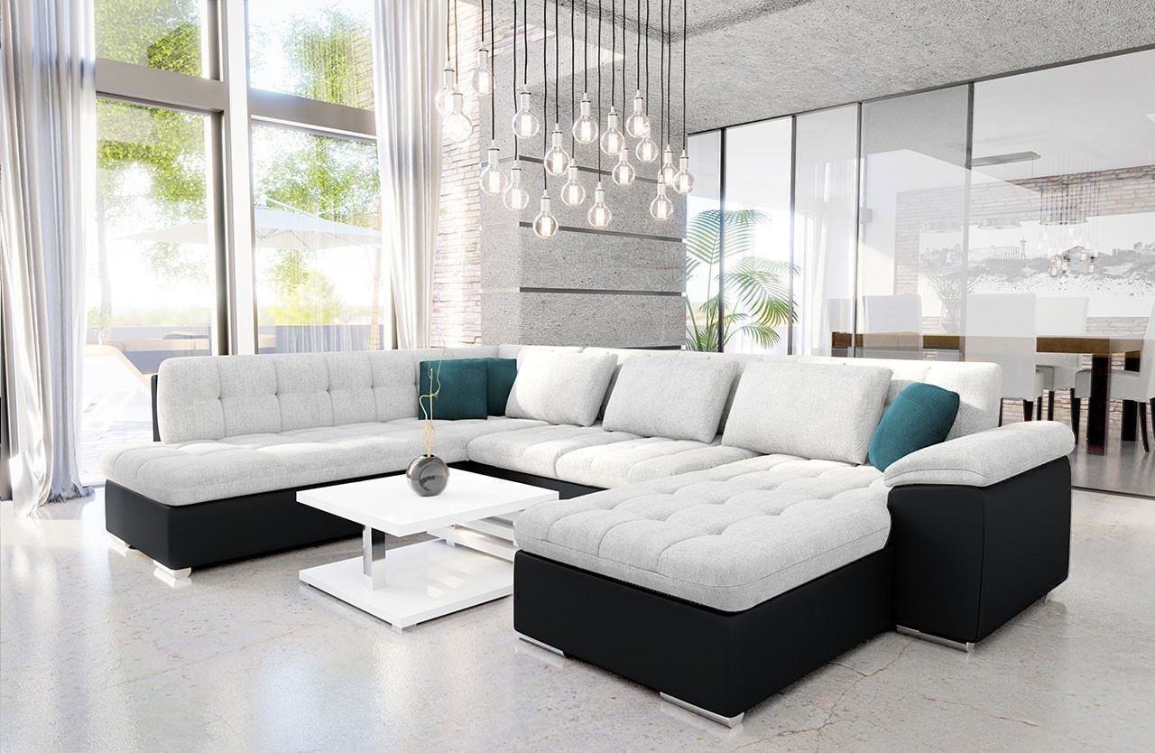 Sofas: Wohnlandschaft Sofa mit Bettkasten und Schlaffunktion – Neu und originalverpackt aus Wallenwil von toesstal-vertrieb 3