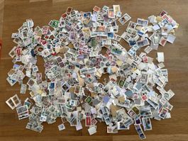 Grosses Lot Briefmarken, Sammlung Marken Sammlung