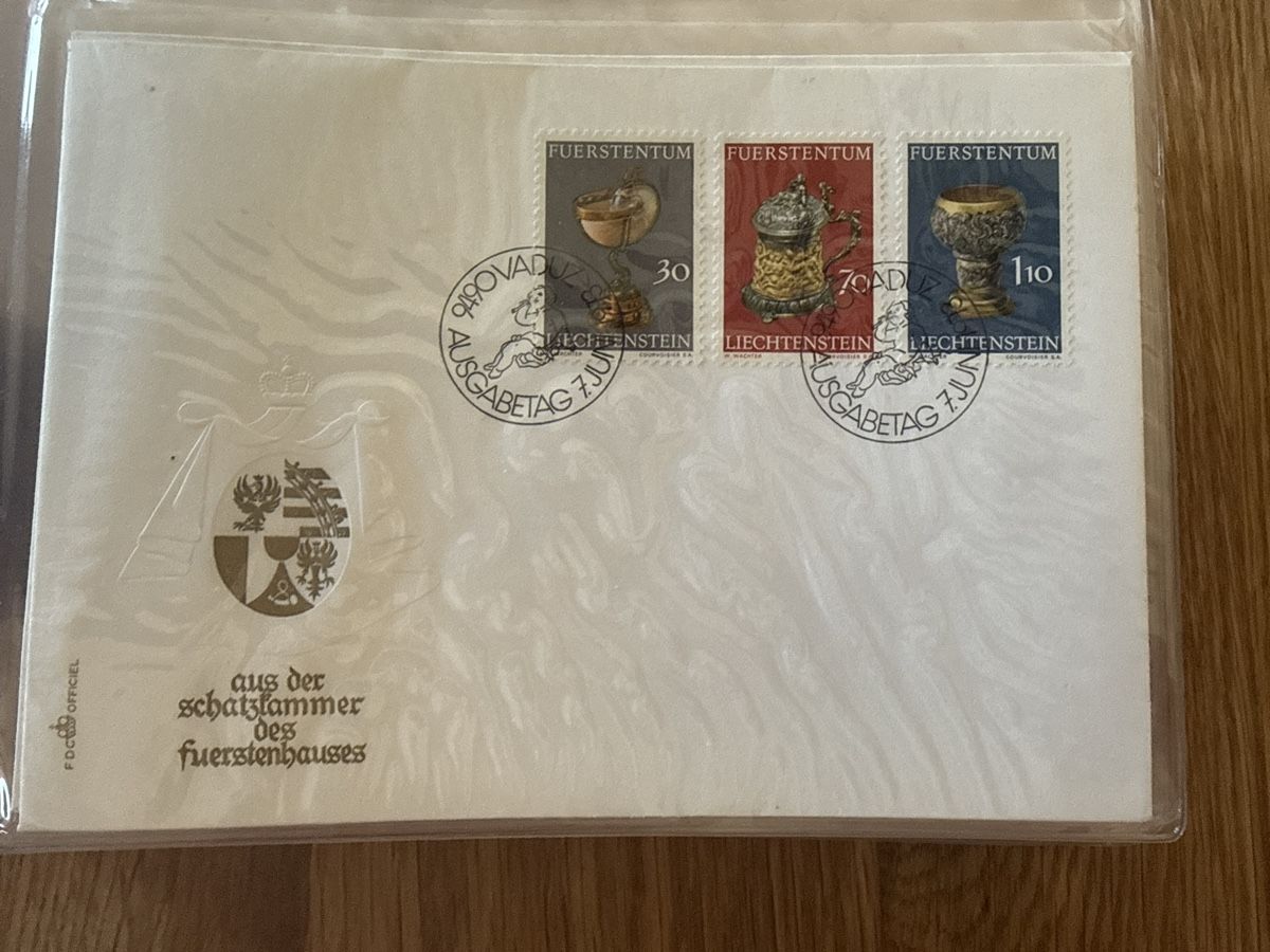 Tous les timbres: Briefumschlag Liechtenstein 1973 bis 1978 – Neuf (Voir description) à Wettingen par kw9_d8y7