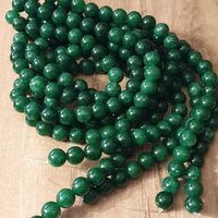 1 Strang Natürliche Grüne Smaragd jade 8 mm