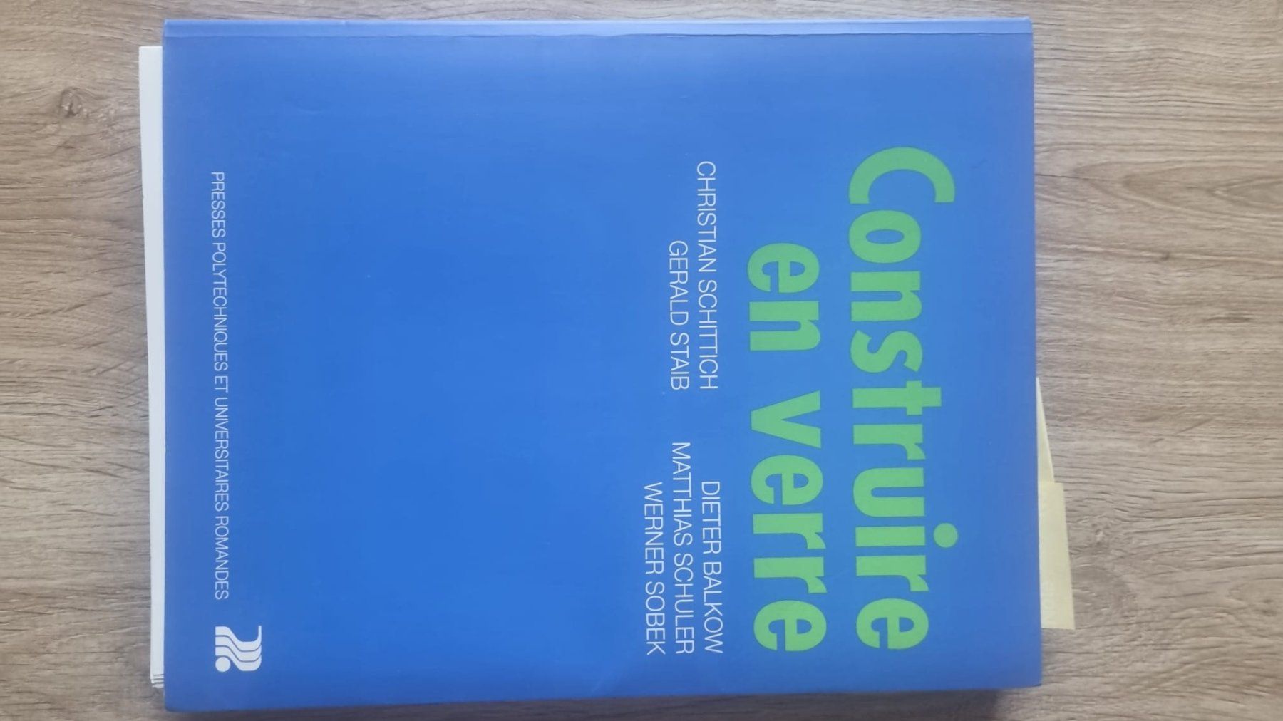 Bücher: Construire en verre – Gebraucht aus Cornol von Chevenez95
