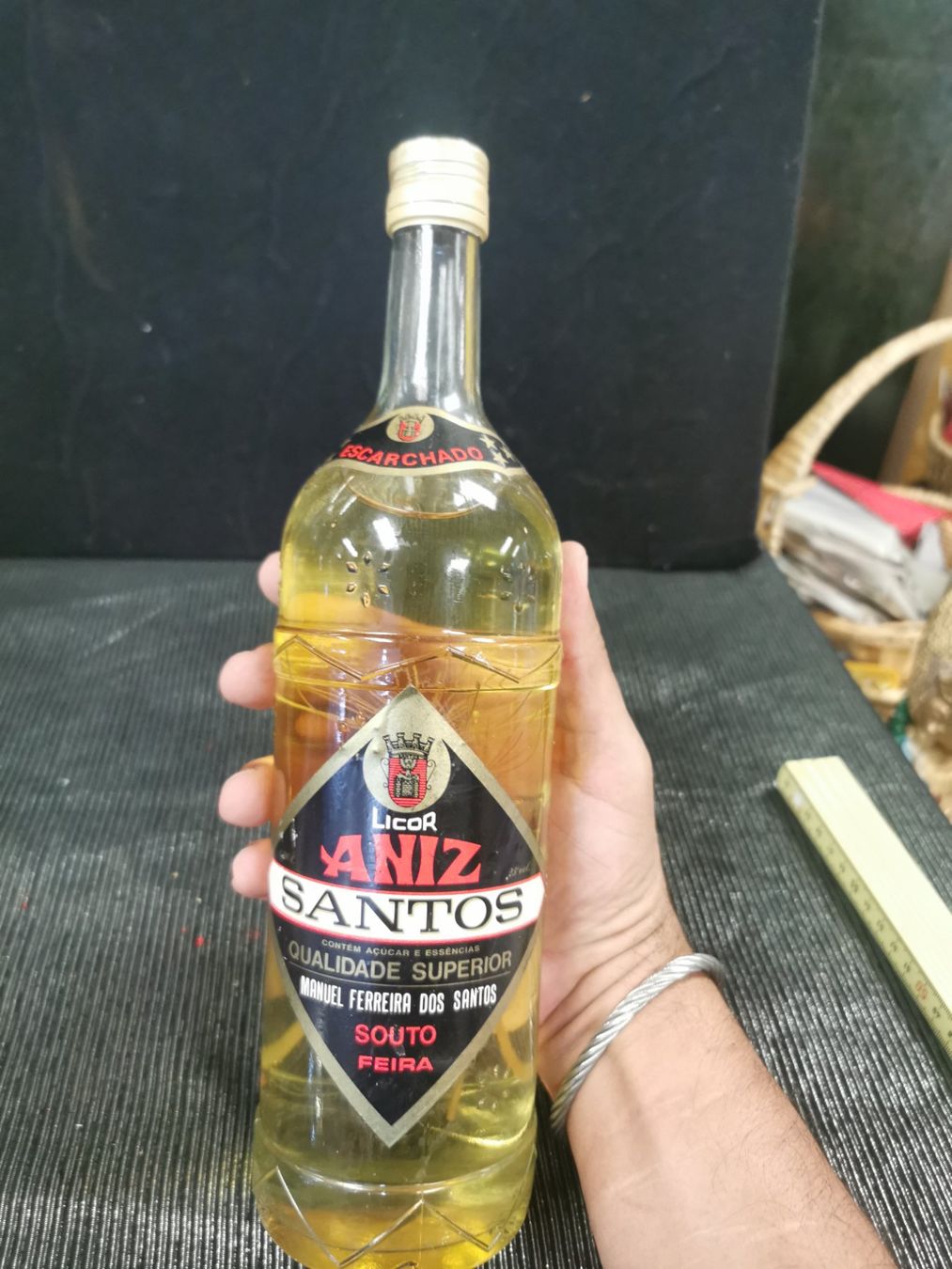 Bevande alcoliche: ANIZ SANTOS LICOR ANCIENNE BOUTEILLE – Nuovo (secondo la descrizione) da Genève venduto da Leboucheoreilles 5