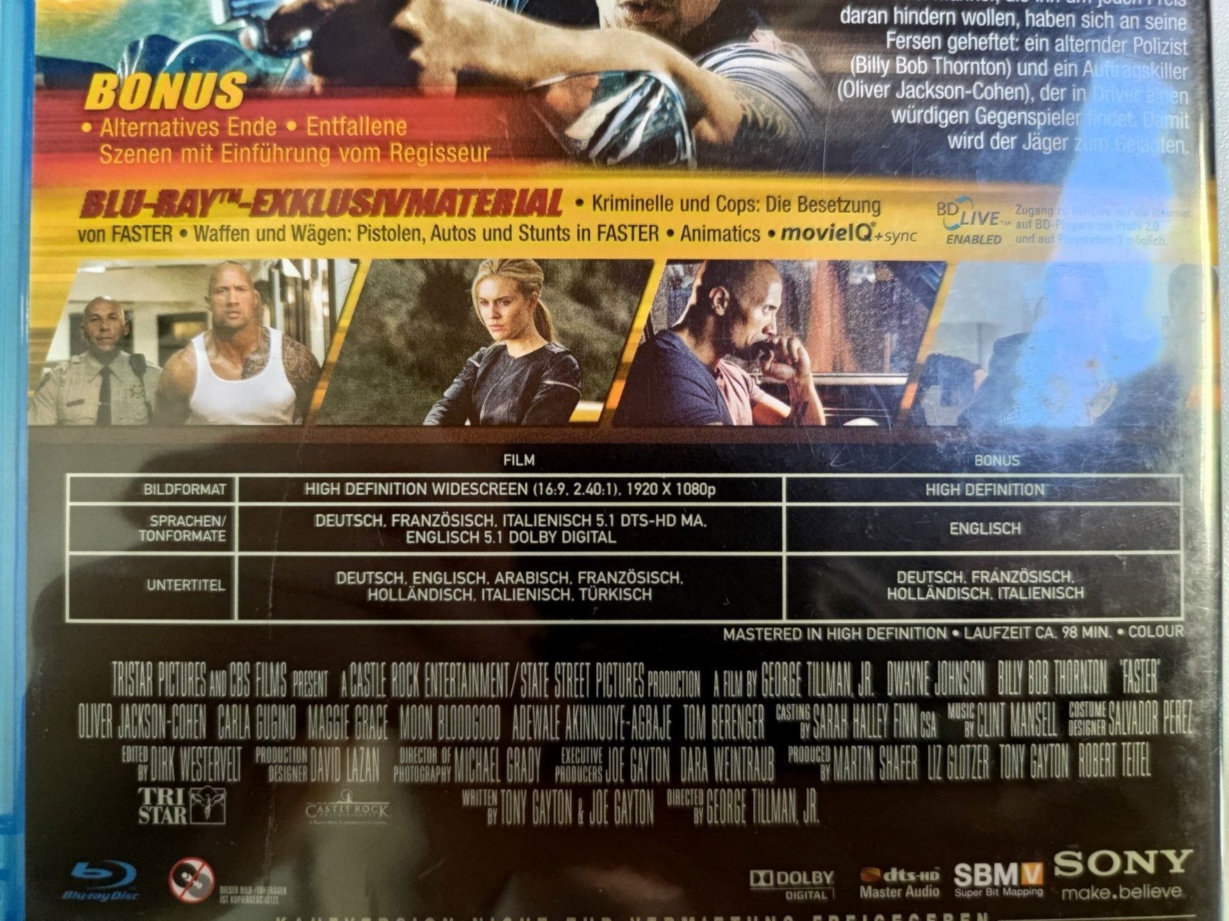 Tous les DVDs: Faster – D'occasion à Liestal par Kratzilla 3