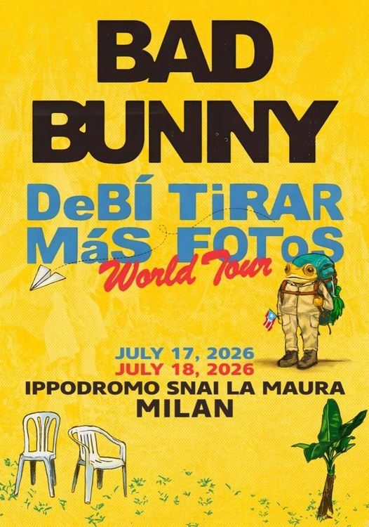 Biglietti: 1x ticket Bad Bunny Milano 18.07.2026 – Usato da Genève venduto da nel_869b