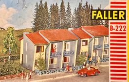 Faller B-222 H0 Reihenhaus OVP Sammlerstück Vintage