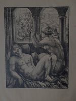 Lithographie Pierre Paul Girieud, Prinzessin aus der Bibel