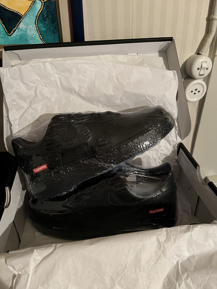 Nike Scarpe da uomo: Nike Air Force 1 - Supreme - Noir – Nuovo e nell'imballaggio originale da Erlach venduto da migdep985 4