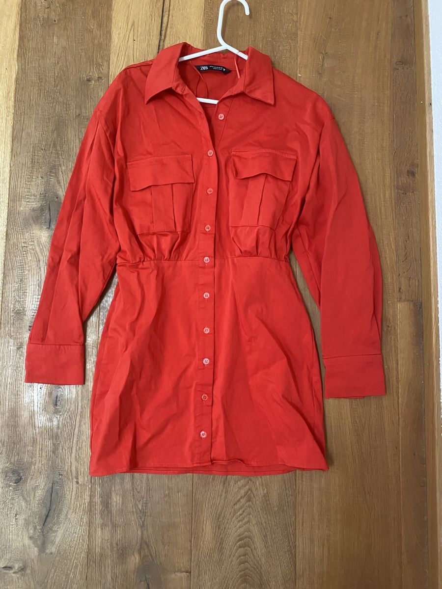 Kleider: Zara Hemdkleid, Gr. M – Neu (gemäss Beschreibung) aus Hämikon von mic_shq2