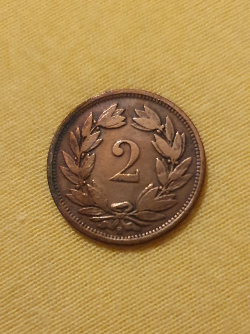 Toutes les monnaies: 2 Rappen 1879 B – D'occasion à Wallenwil par Rainbow45 1