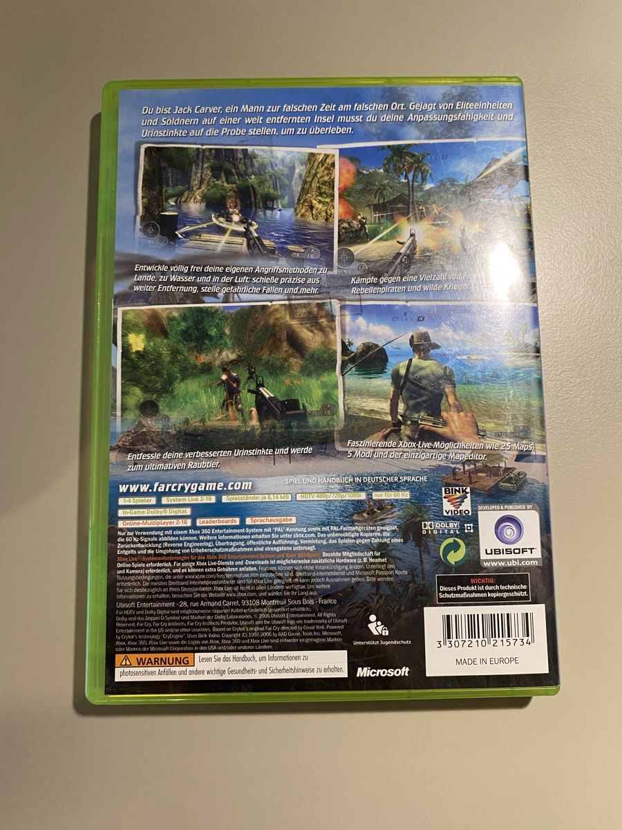 Microsoft Spiele: Farcry Instincts Predator für Xbox 360 – Gebraucht aus Thunstetten von Virus_33 2