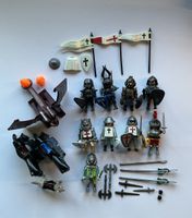 Playmobil Ritter Konvolut mit Figuren, Pferden, Waffen...