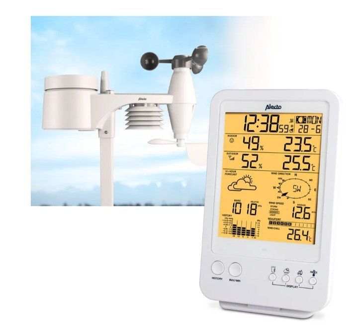Sonstiges für Haushalt & Wohnen: Alecto Wetterstation WS-4800 – Neu und originalverpackt aus Bassersdorf von COOL-AG
