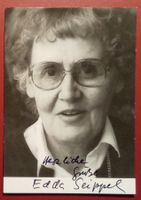 Edda Seippel 1919-93 Autogramm signiert Foto 10x15cm