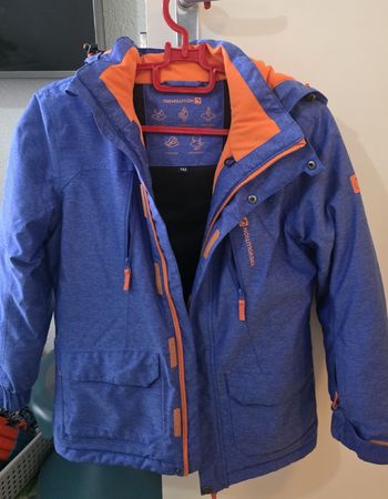 TreVolution Kids' Ski Jacket Size 152, Blue/Orange