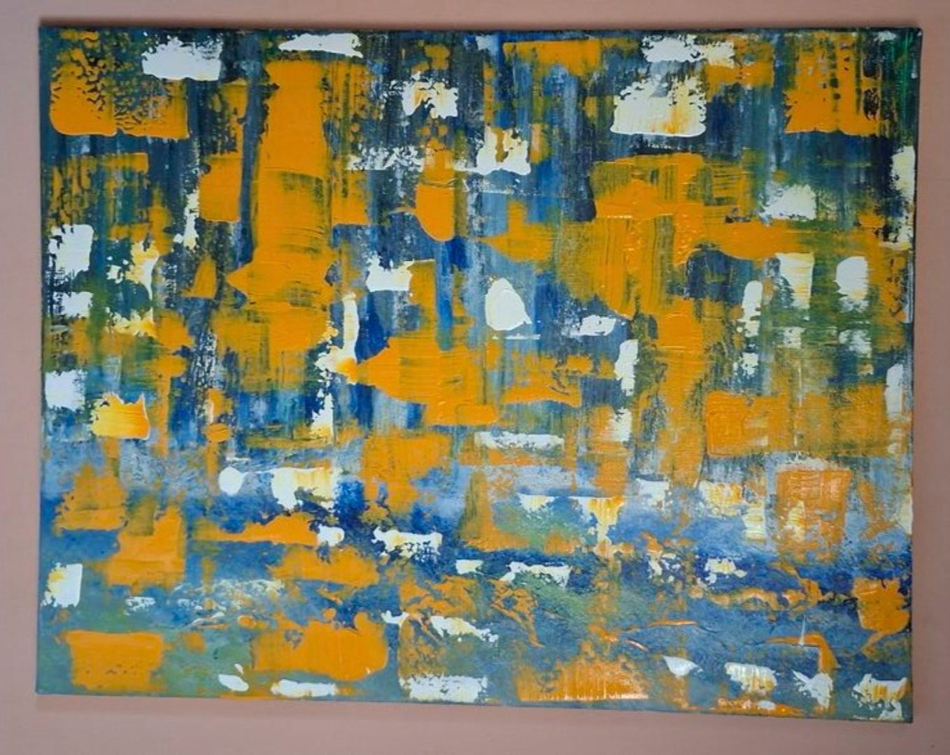 Tableaux: Gemälde " Stadtraster" handmade 74×58 – Neuf (Voir description) à Riehen par Steinbock1970 1