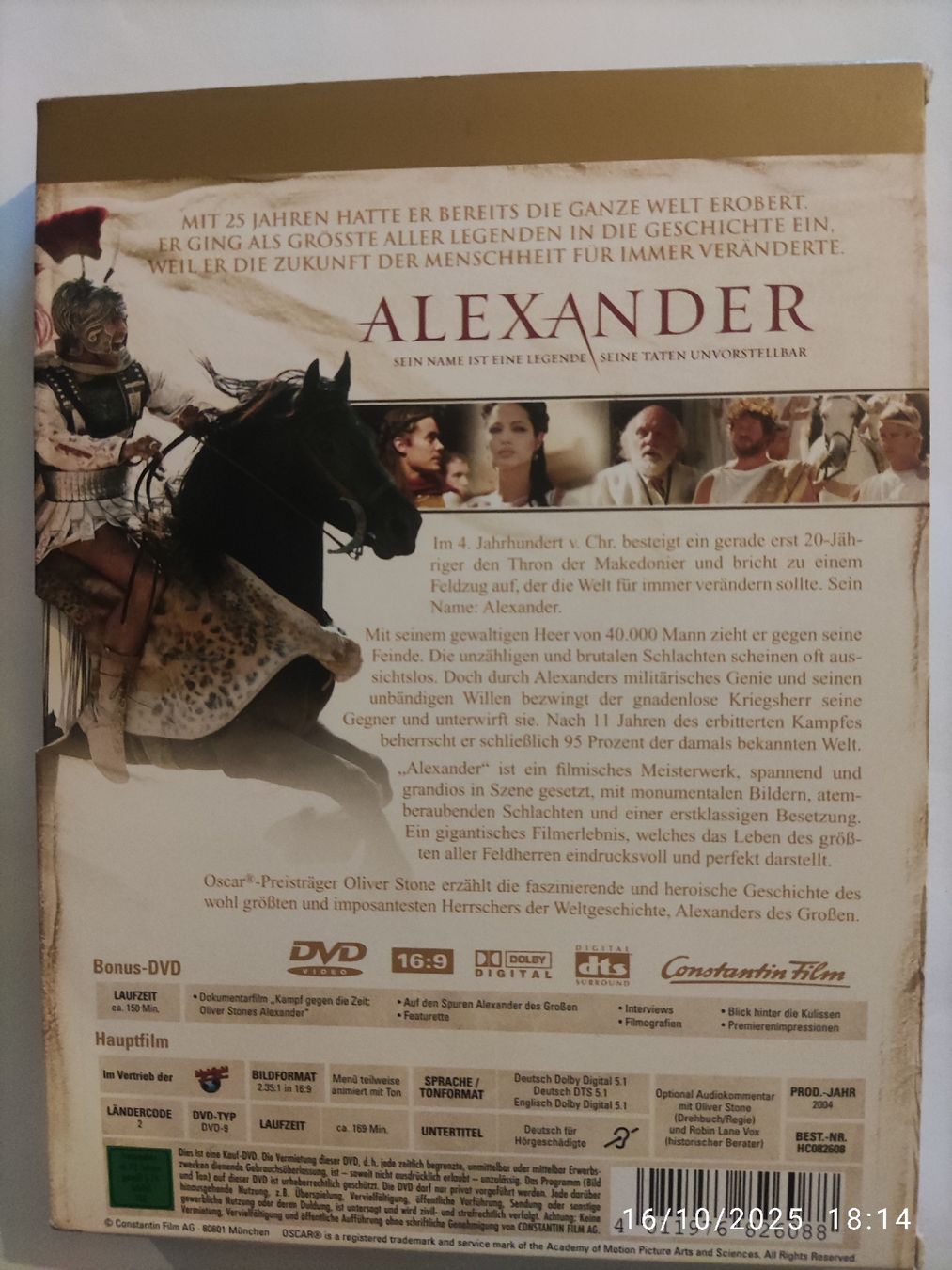 Alle DVDs: Alexander (Premium Edition 2 DVDs) – Gebraucht aus Basel von Alacant 1