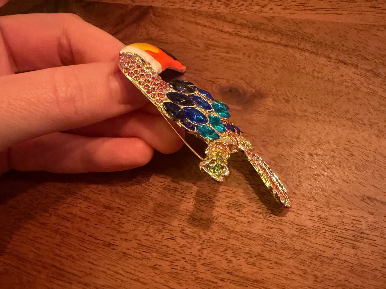 Spille & Fermagli: Toukan Vogel Brosche mit Strass – Nuovo (secondo la descrizione) da Gams venduto da Mariawicca 4
