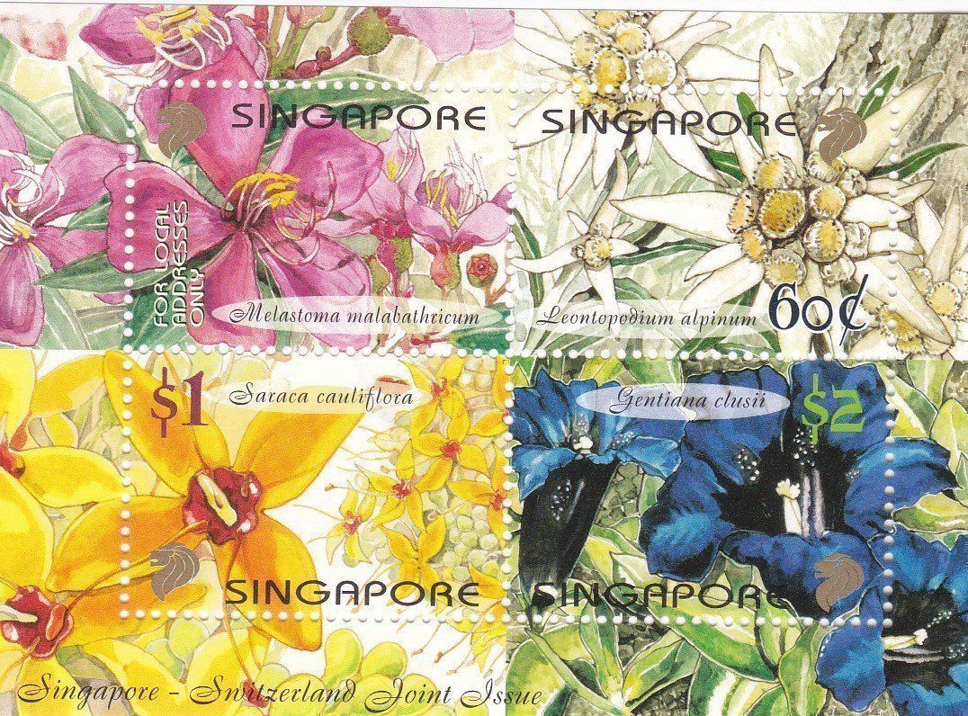 Tutti i francobolli: Postfrisch Schweiz/Singapur 2001 – Nuovo e nell'imballaggio originale da Schliern b. Köniz venduto da joni20 1