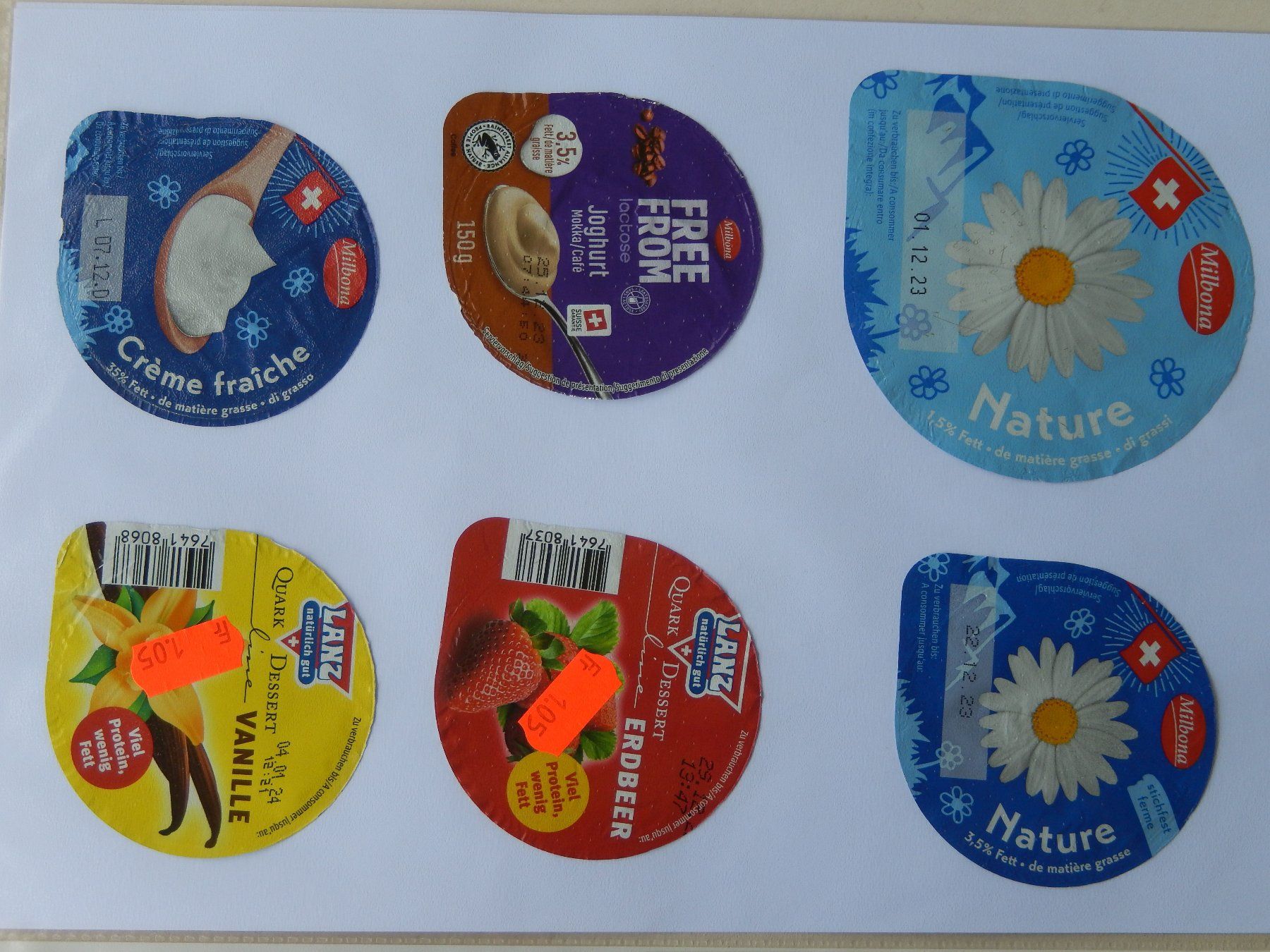 Kaffeerahmdeckel: Etwas  andere   verschiedene  Deckeli – Gebraucht aus Niederglatt ZH von herzblatt5449 9