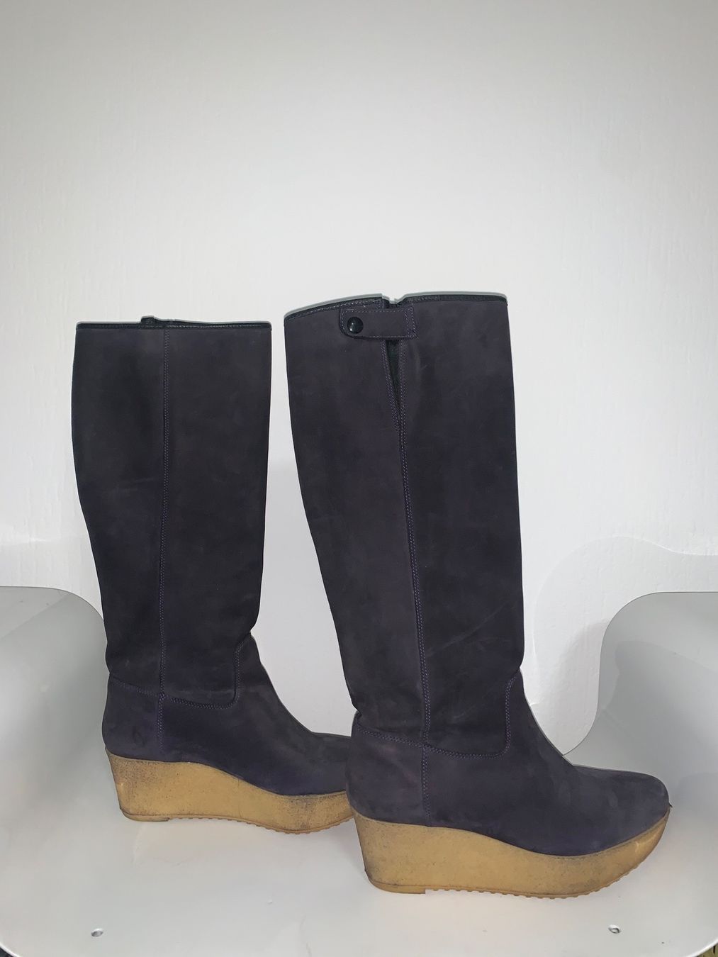 Damenschuhe: bottes compensées Robert Clergerie taille 38 daim violet – Gebraucht aus Lausanne von Xiaoxi 5
