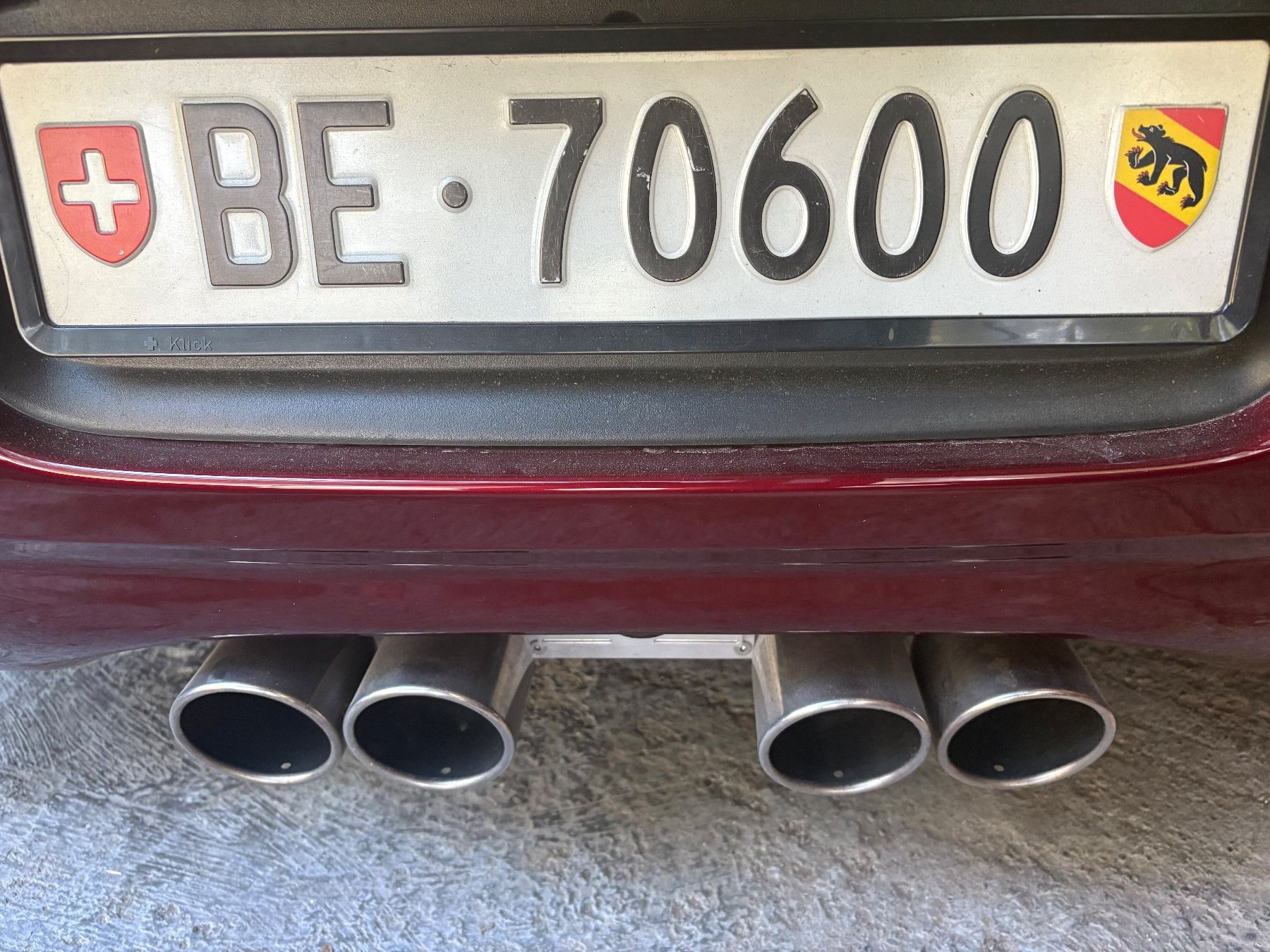 Ecriteaux: Nummernschild BE 70600 mit Berner Wappen – D'occasion à Alchenstorf par Chorrichterhus