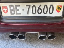 Nummernschild BE 70600 mit Berner Wappen