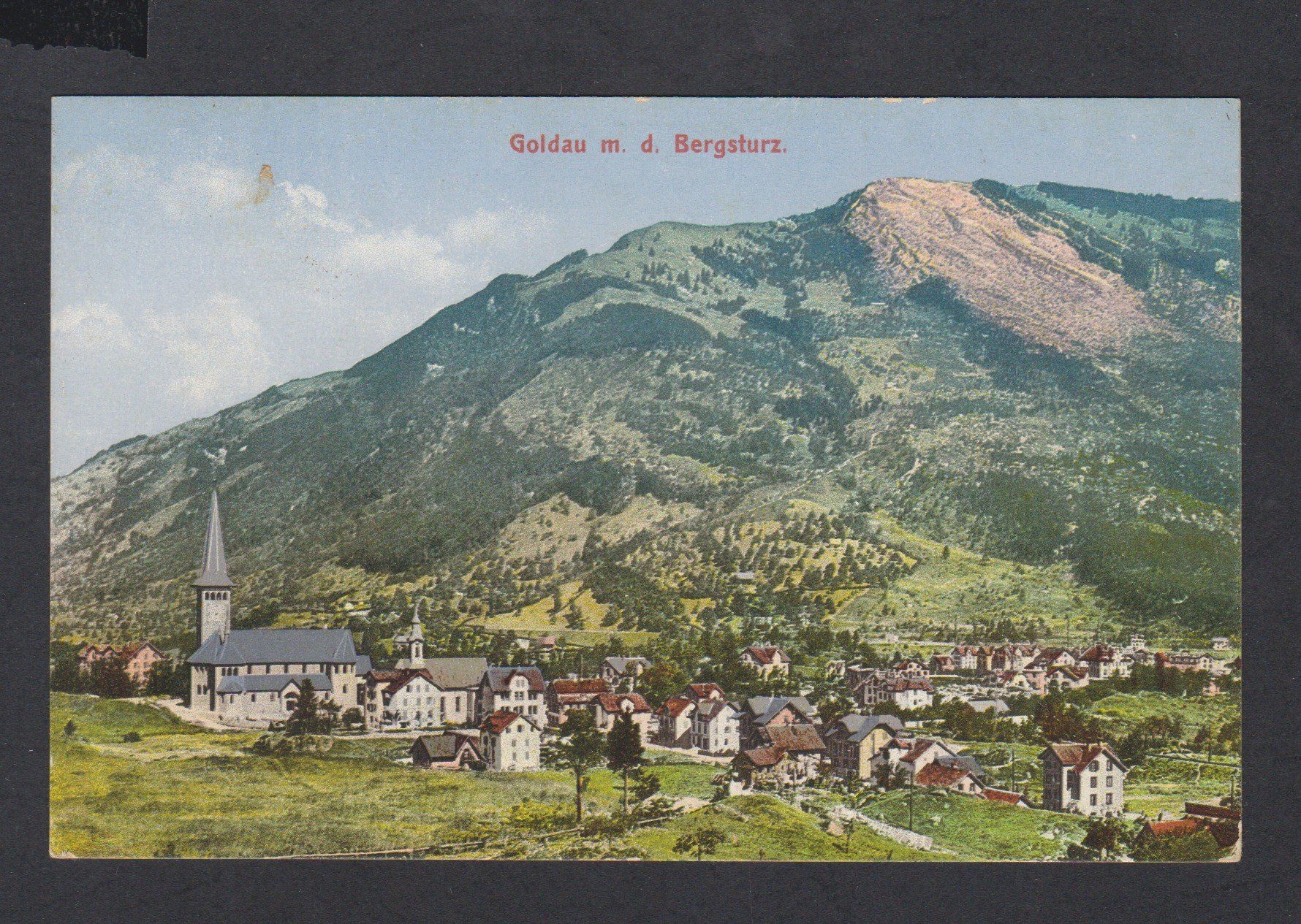 Cartoline postali: Goldau   :   alte Ansichtskarte – Usato da Vitznau venduto da Ropaku