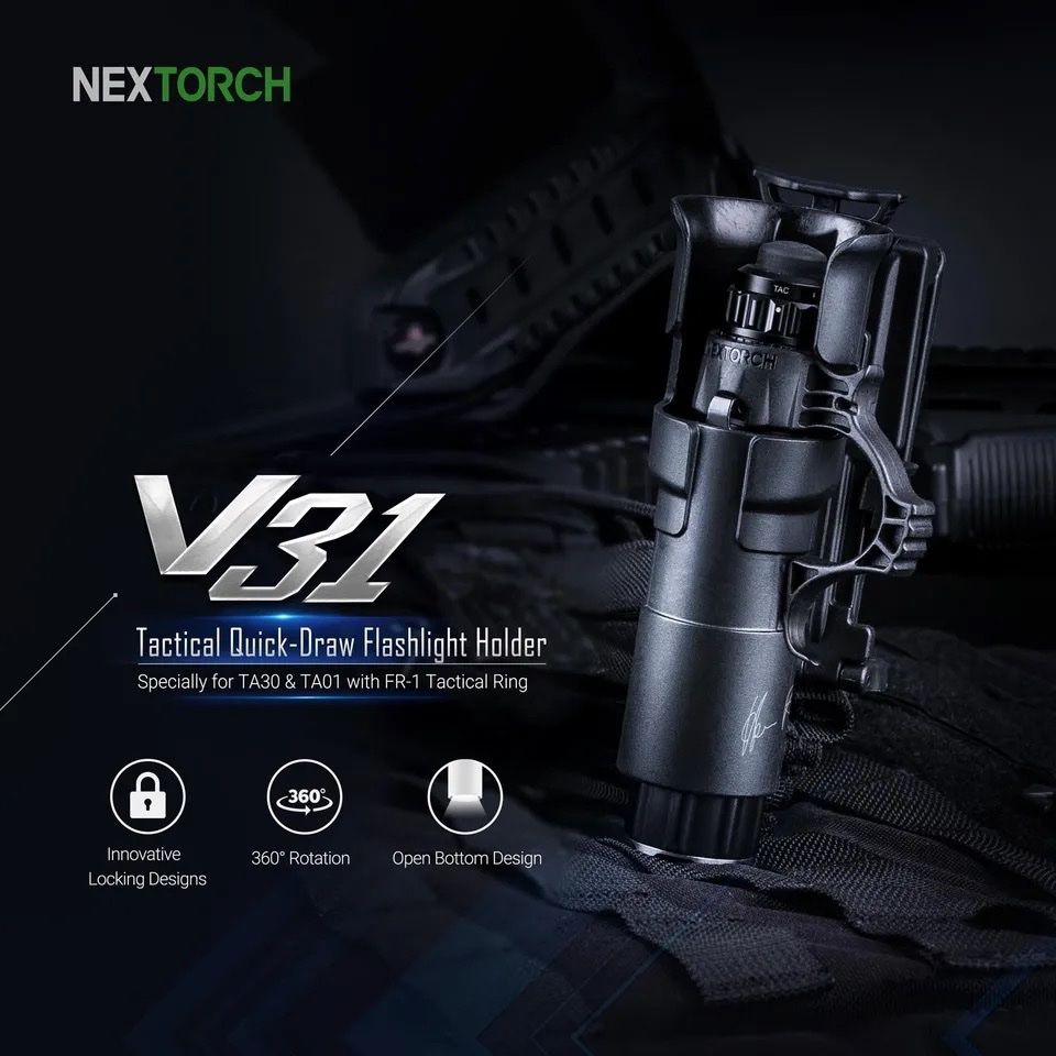 Tiro a segno: Nextorch V31 Tactical Holster – Nuovo e nell'imballaggio originale da Arbon venduto da Helmuth 1