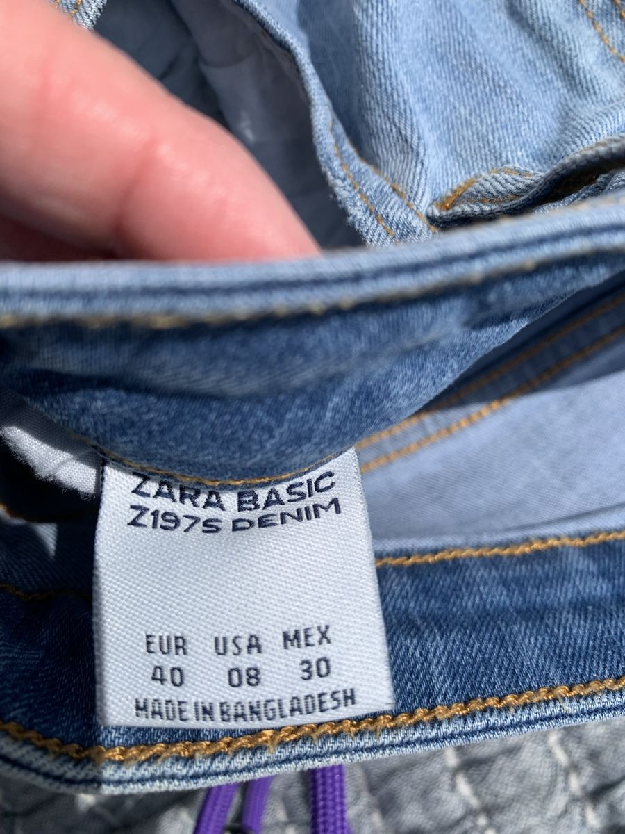Zara Jeans: Coole Jeans mit Stickerei Gr. 40 – Usato da Rümlang venduto da zflyfa0001 3