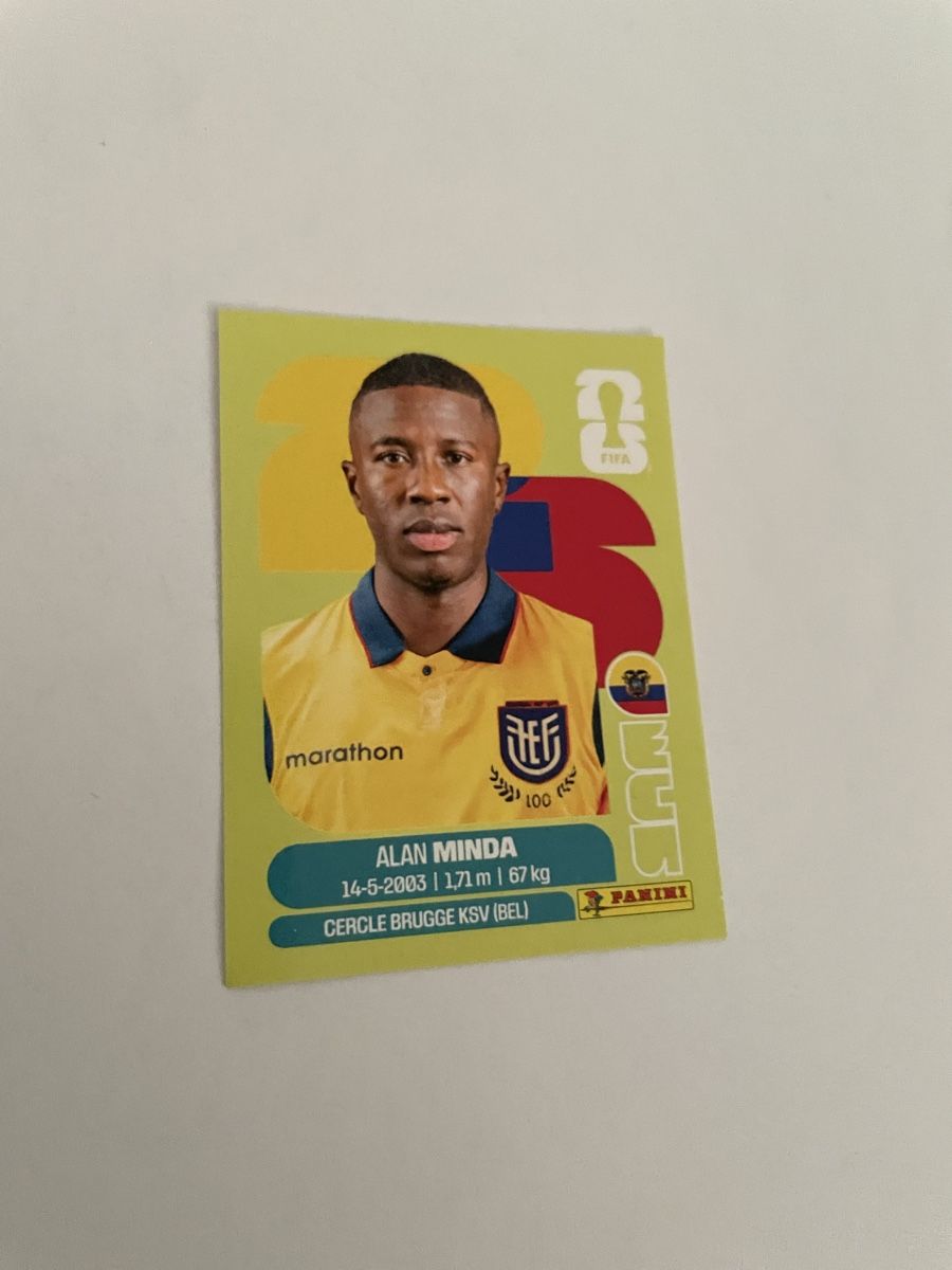 Panini Cartes à collectionner: FIFA WM 2026 Alan Minda ECU 18 – Neuf (Voir description) à Winterthur par Cobraforce