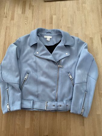Jacke in Kunst-Nubukleder Gr: M