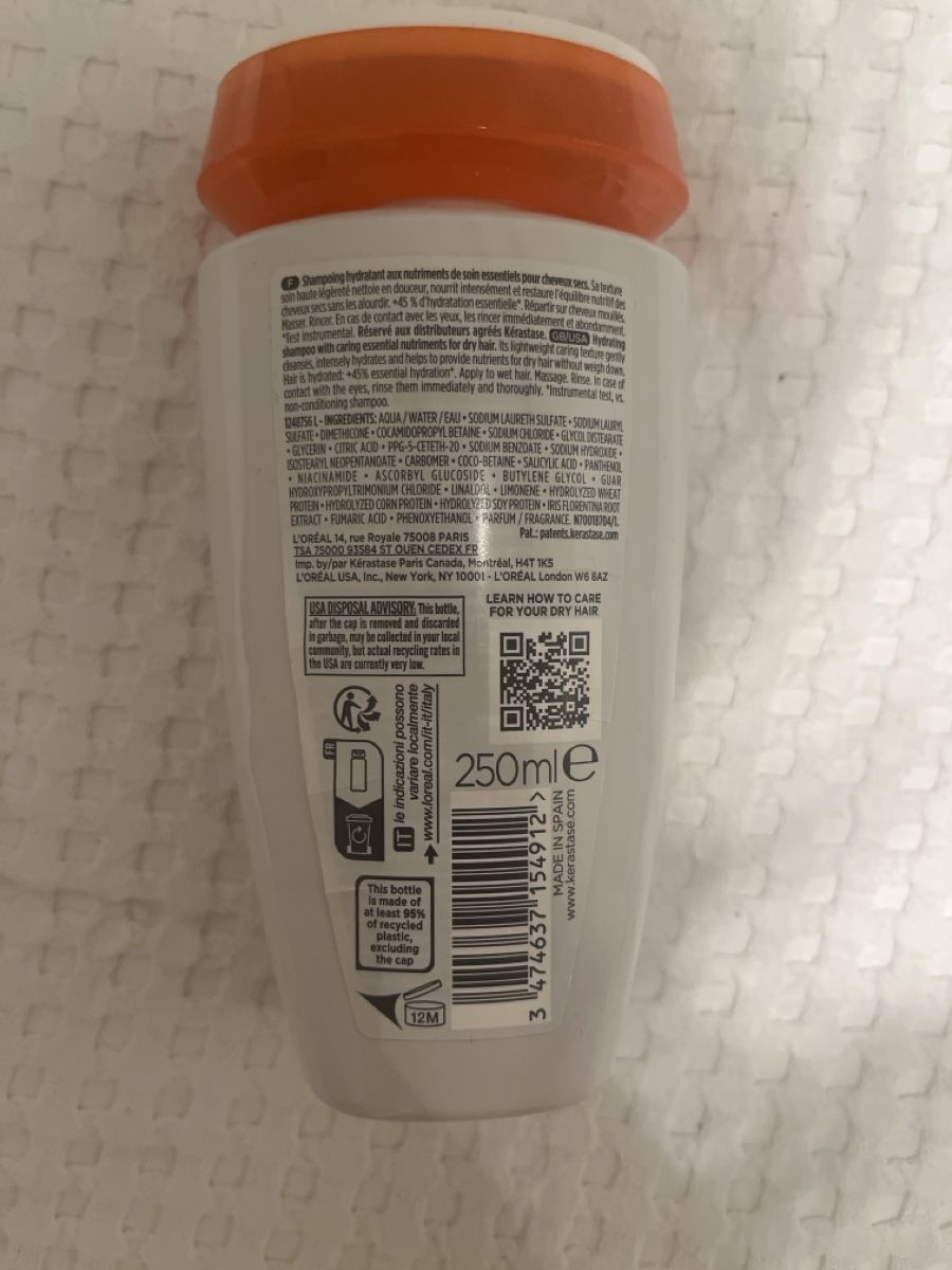 Produits de soins capillaires: Kérastase Nutritive Bain Satin Shampoo 250ml neu – Neuf (Voir description) à Arch par sibylle.anne 3