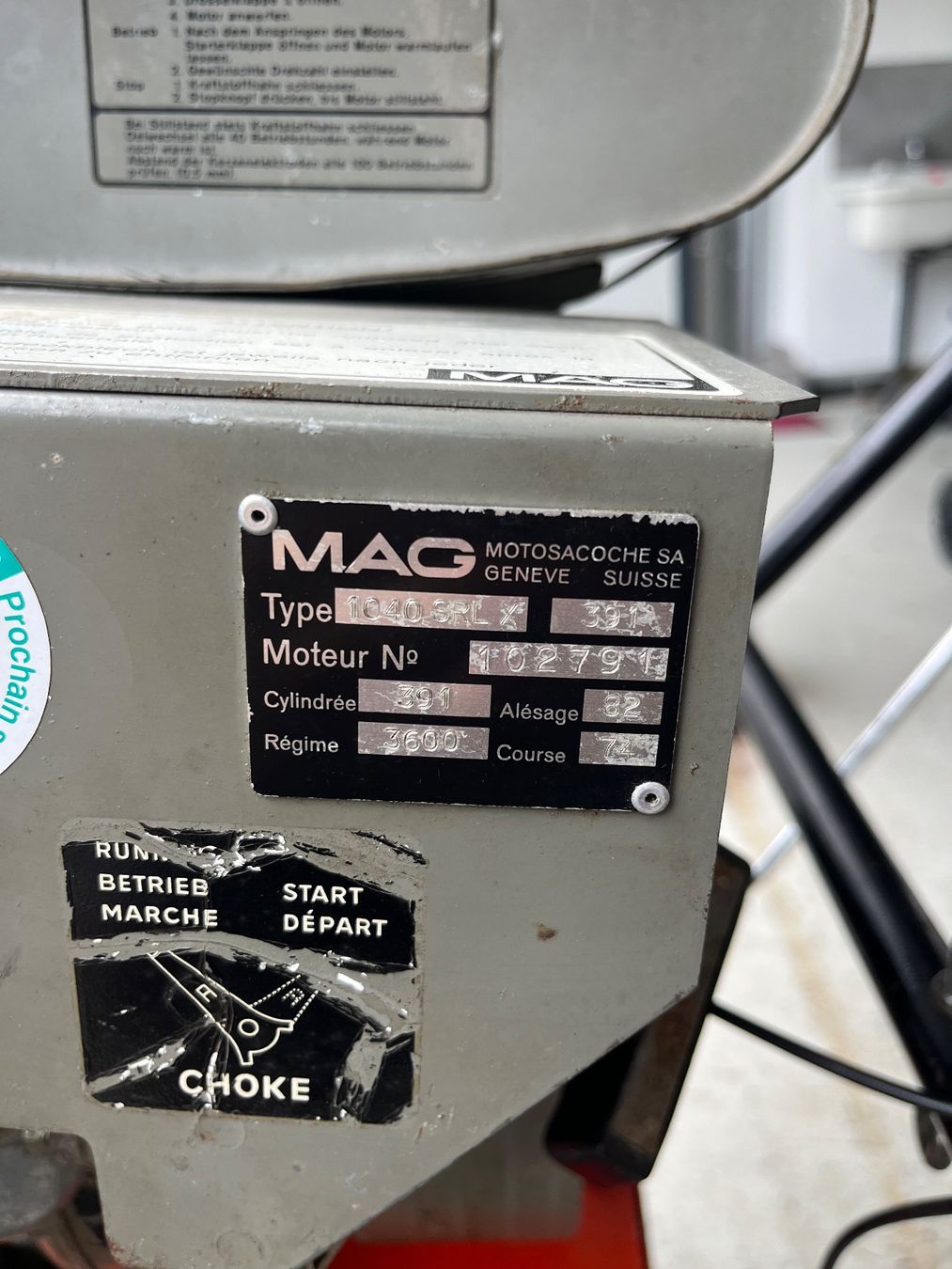 Sgombero neve: Schneepflug Universal mit MAG 1040 – Usato da Schänis venduto da Trojan10 2