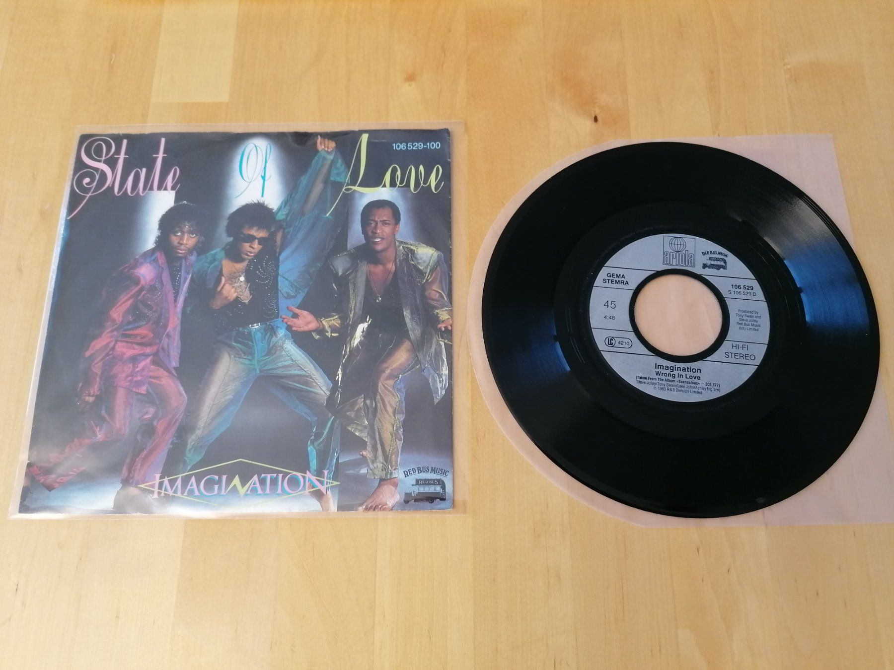 Schallplatten: Imagination – State Of Love – Gebraucht aus Emmenbrücke von lamorak