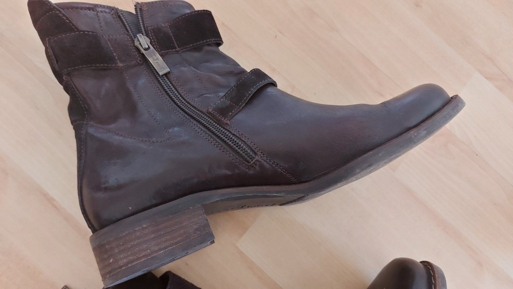 Paul Green Damenschuhe: Paul Green Stiefeletten Leder – Gebraucht aus langenthal von rundholz7 2