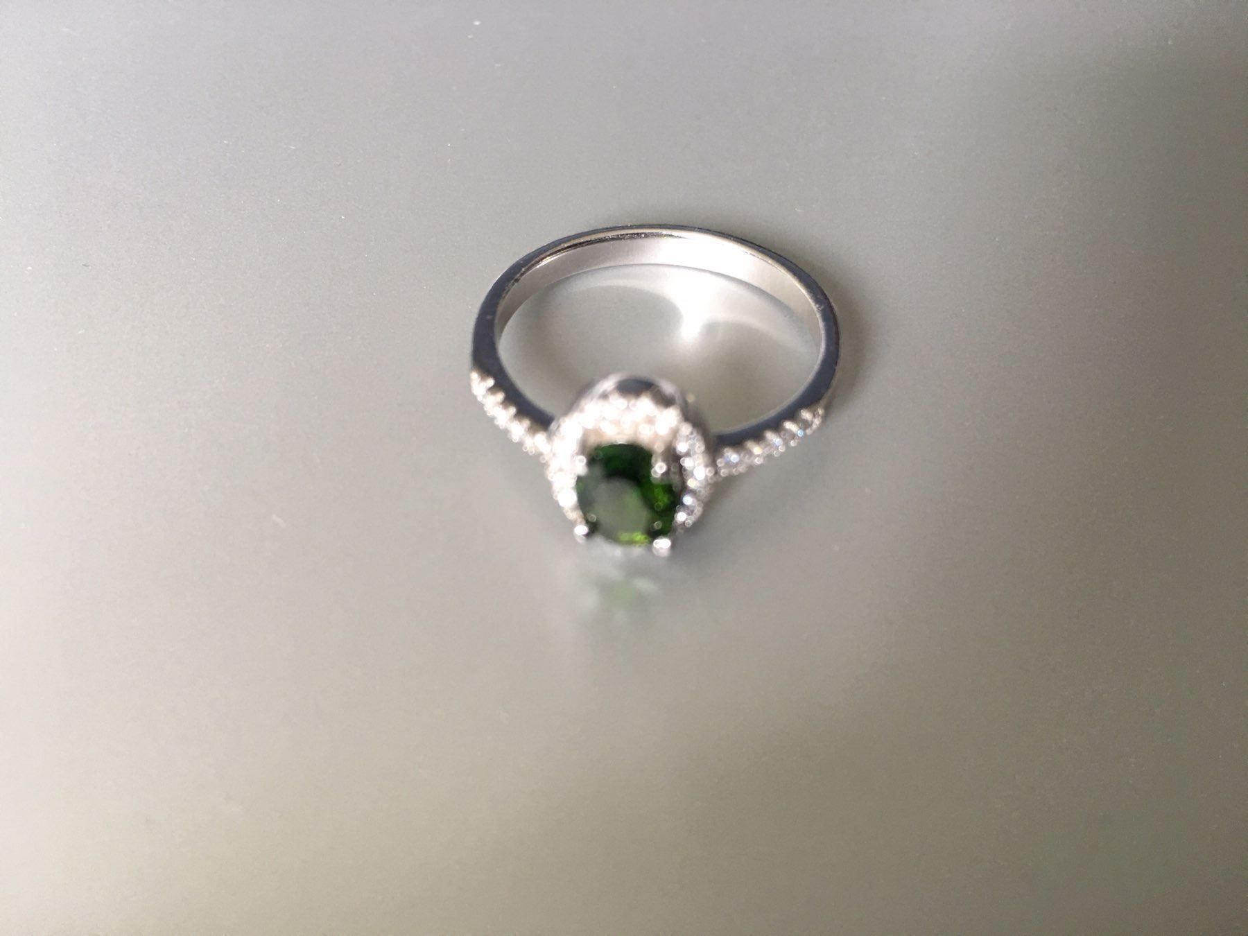 Anelli: Cromium Diopside Silber Ring – Nuovo e nell'imballaggio originale da Oberentfelden venduto da Judyku 1