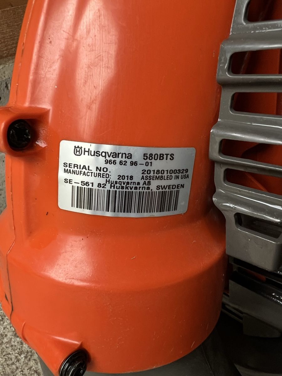 Husqvarna Soffiatori & Aspiratori per foglie: Husqvarna 580 BTS – Usato da Sent venduto da Joey01 7