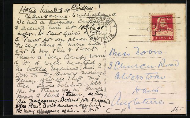 Cartoline postali: AK Lausanne, Hotel Windsor, 1930 – Usato da Berlin venduto da bartko-reher 1