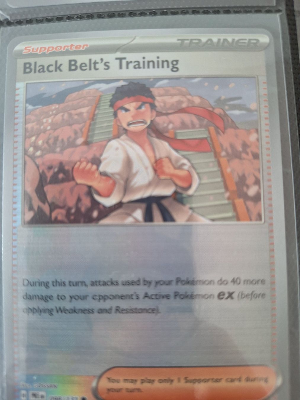 Pokémon Carte collezionabili: Black Belt's Training - Pokeball - Prismatic Evolution – Usato da Altstätten SG venduto da GGsGameshop