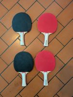 Set of 4 Pongori table tennis bats + 5 balls