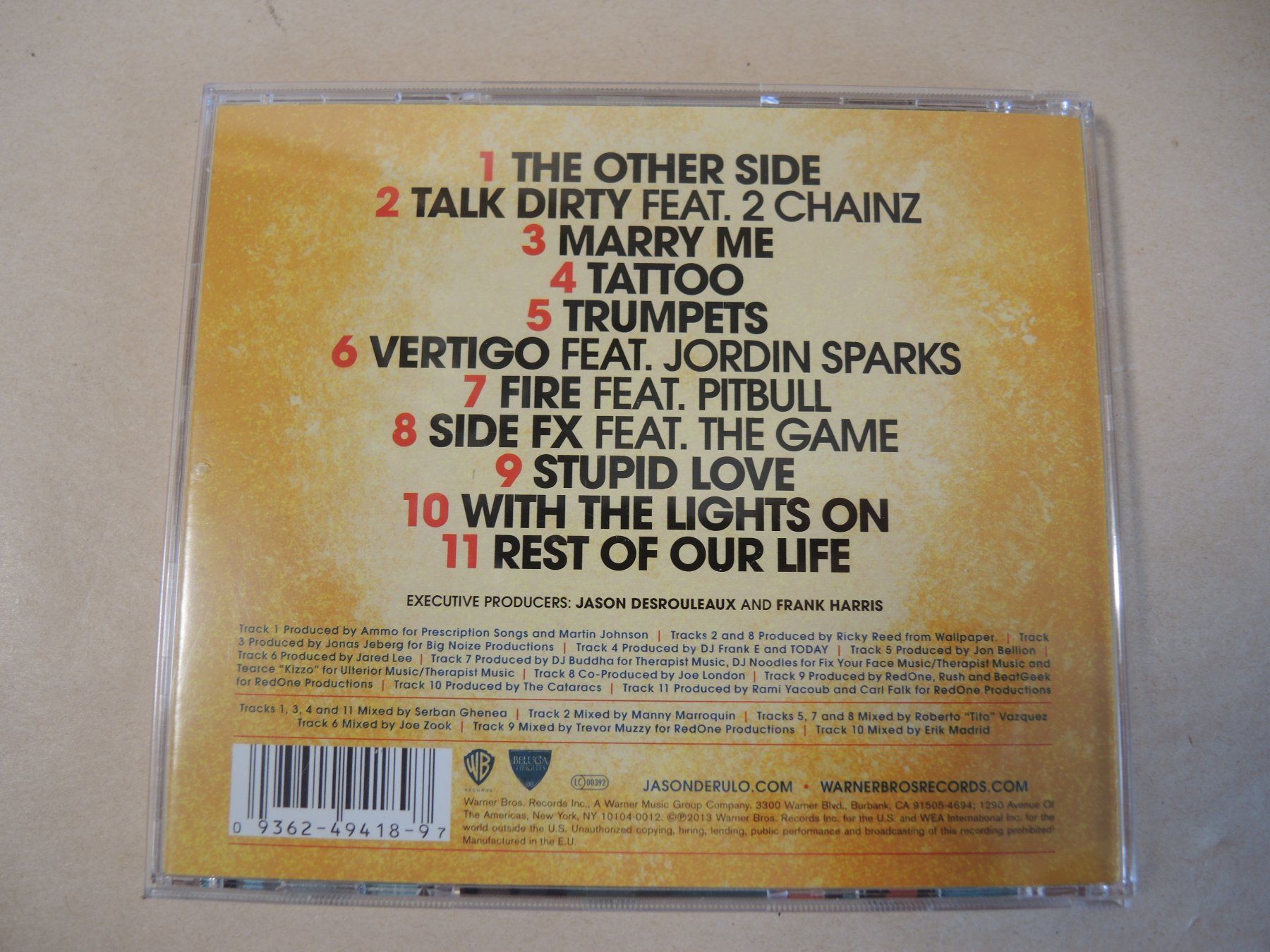 CD: Jason Derulo - Tattoos Talk Dirty Marry me CD – Usato da Rorschach venduto da Pop-upBrocki 4