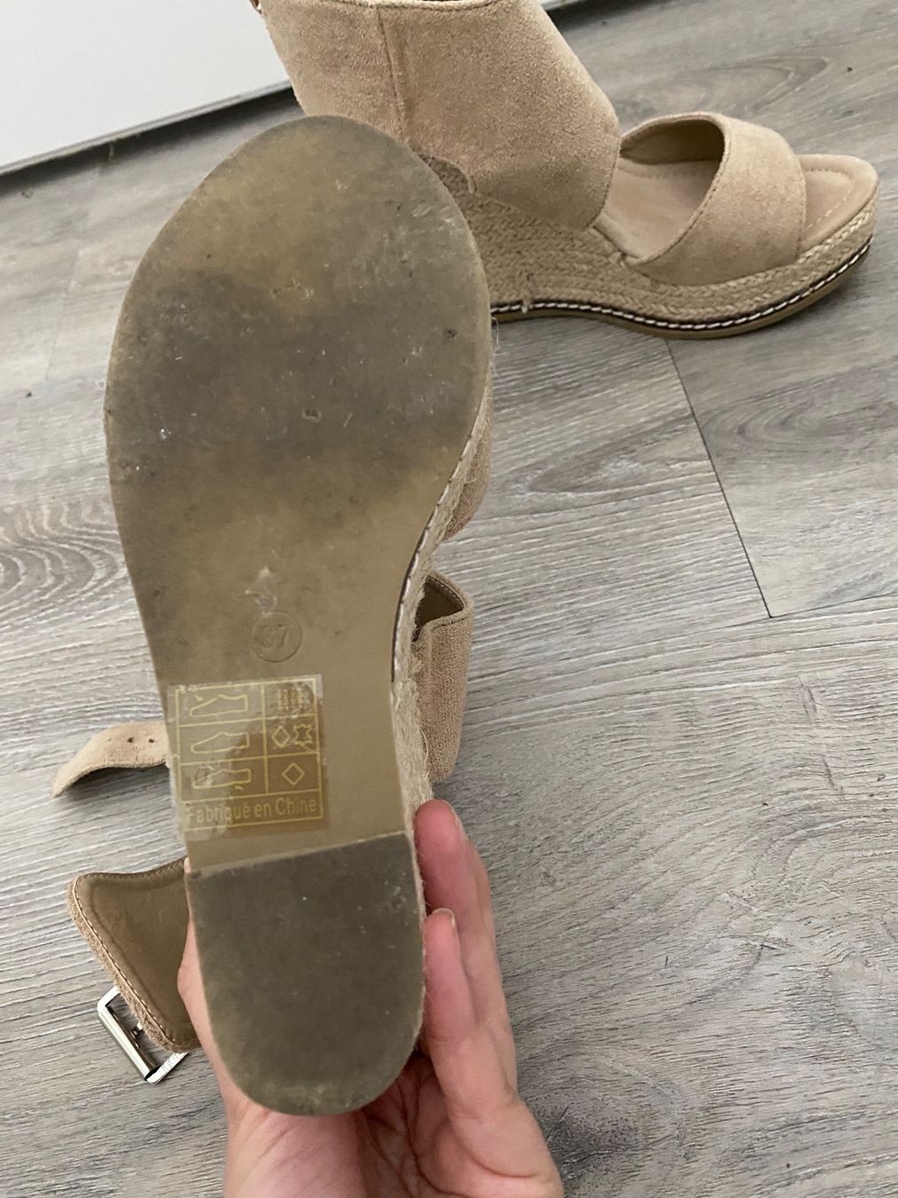 Damenschuhe: Leder Sandalen Grösse 37 – Gebraucht aus Klingnau von Nirvana 3
