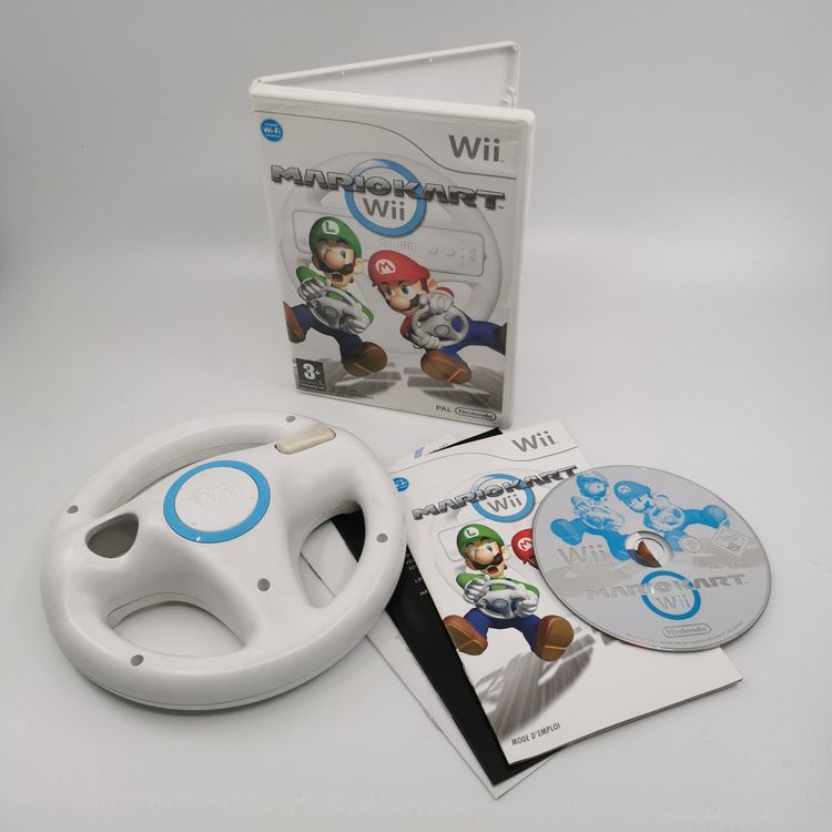 Wii - Volant Blanc Nintendo Officiel