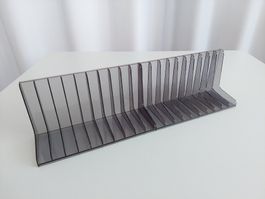 2 Stück 10er Audio-Kassetten-Ständer , aus Acrylglas