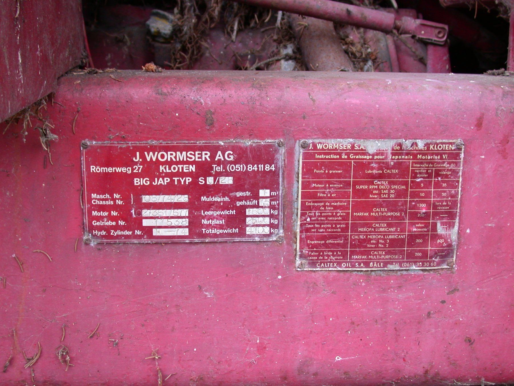 Alle Maschinen: Dumper Wormser schweizer Oldtimer – Defekt aus Niederwil SG von Beinhart954 2