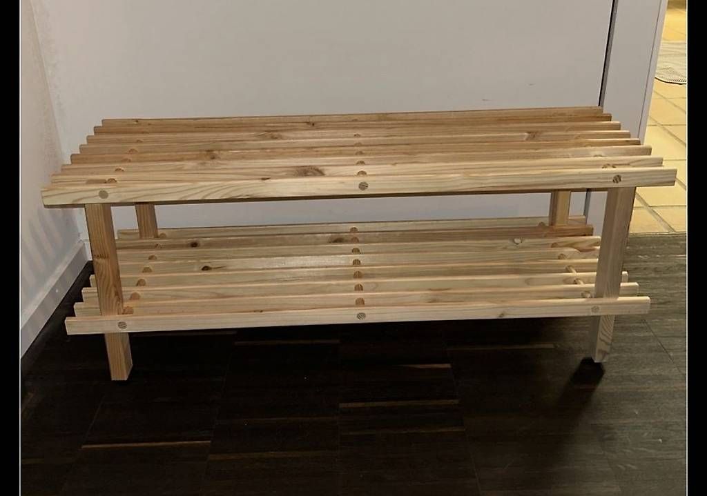 Scaffali: Schuhregal Holz, 2-stöckig – Usato da Affoltern am Albis venduto da Feather