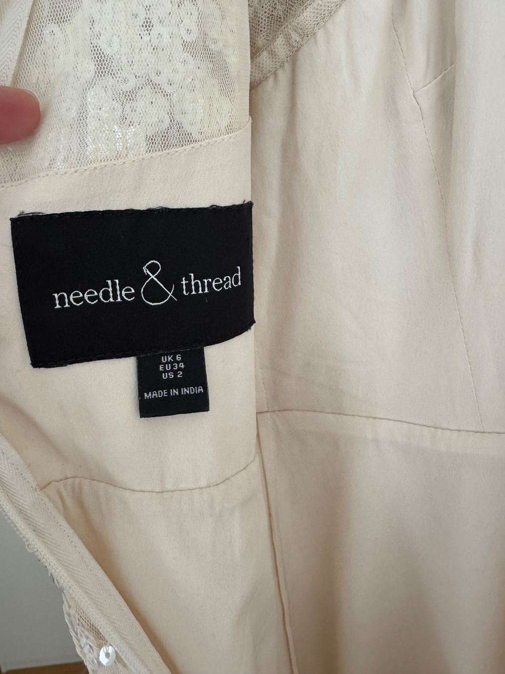 Vestiti: Needle & Thread Ballkleid / Cream / Pailletten – Usato da Basel venduto da Xaendi 8